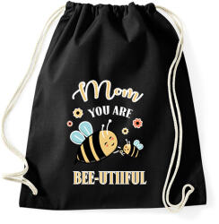printfashion Mom you are bee-utiful! - Sportzsák, Tornazsák - Fekete (16823111)