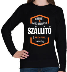 printfashion Szállító prémium minőség - Női pulóver - Fekete (1440870)