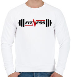printfashion gym - Férfi pulóver - Fehér (13764109)