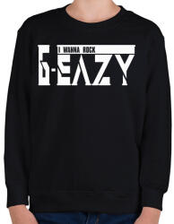 printfashion G-eazy I wanna rock - Gyerek pulóver - Fekete (2233752)