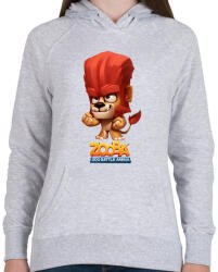printfashion Zooba - Duke - Női kapucnis pulóver - Sport szürke (4602050)