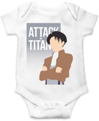 printfashion Attack on Titan -- Levi - Baba Body - Fehér (6571781)
