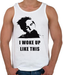 printfashion ZOMBI ÉBREDÉS - Férfi atléta - Fehér (1752160)