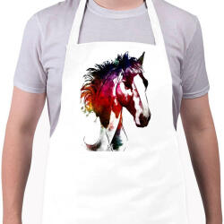 printfashion Absztrakt ló - Kötény - Fehér (4905716)