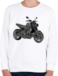printfashion Yamaha mt2 - Gyerek pulóver - Fehér (2927236)