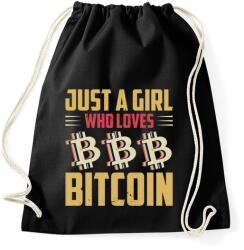 printfashion BITCOIN 4 EVER 57 - Sportzsák, Tornazsák - Fekete (6120509)