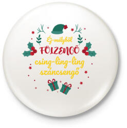 printfashion Weöres Sándor - Száncsengő - Kitűző, hűtőmágnes - Fehér (10209102)