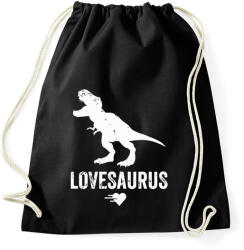 printfashion Lovesaurus - Sportzsák, Tornazsák - Fekete (1944399)