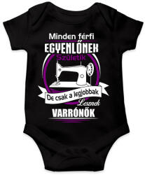 printfashion Legjobbak lesznek varrónők - Baba Body - Fekete (1974158)