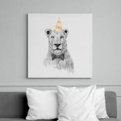 printfashion Get the party started II - Vászonkép - Fehér (6636768)