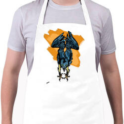 printfashion Sólyom támadásban - Kötény - Fehér (4907377)