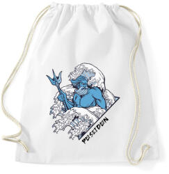 printfashion Poseidon - Görög tenger isten - Sportzsák, Tornazsák - Fehér (4609613)