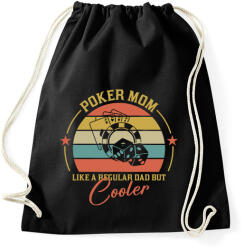 printfashion Poker Mom - Sportzsák, Tornazsák - Fekete (15560722)