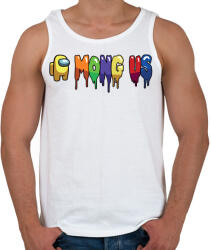 printfashion Among Us - Férfi atléta - Fehér (4285209)