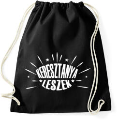 printfashion Keresztanya leszek - Sportzsák, Tornazsák - Fekete (12686101)