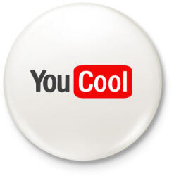 printfashion you cool - Kitűző, hűtőmágnes - Fehér (3089670)