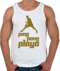 printfashion PingPongPlaya - Férfi atléta - Fehér (962637)