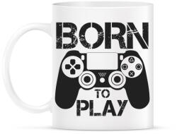 printfashion Born to play - Bögre - Fehér (5328163)