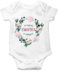 printfashion A legjobb cukrász a világon - Baba Body - Fehér (7248555)