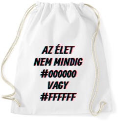printfashion Fekete vagy fehér - Sportzsák, Tornazsák - Fehér (12690079)