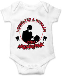 printfashion Veszélyes a munkám - Baba Body - Fehér (10350152)