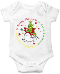 printfashion Karácsonyi - cica 1 - Baba Body - Fehér (5596080)