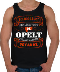printfashion Boldogságot nem lehet venni de opelt igen - Férfi atléta - Fekete (16276354)