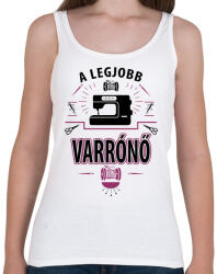 printfashion A legjobb varrónő - Női atléta - Fehér (991007)
