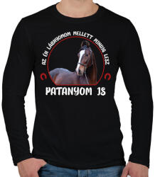 printfashion Patanyom - Férfi hosszú ujjú póló - Fekete (7490103)