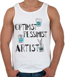 printfashion glass. artist. b - Férfi atléta - Fehér (15688641)