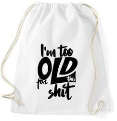 printfashion Shit 1 - Sportzsák, Tornazsák - Fehér (13393129)