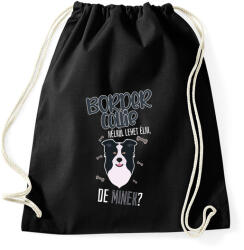 printfashion Lehet élni, de minek? - Border Collie - Sportzsák, Tornazsák - Fekete (5457343)
