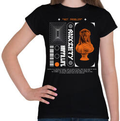 printfashion Anxiety - Női póló - Fekete (14559134)