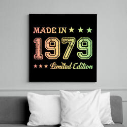 printfashion 1979 - Vászonkép - Fekete (6661674)