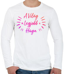 printfashion Lánytesó - Férfi hosszú ujjú póló - Fehér (11403830)