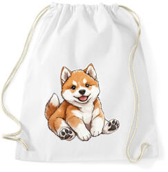 printfashion Cuki Duci Akita Inu - Sportzsák, Tornazsák - Fehér (16699732)