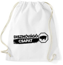 printfashion disznovago csapat - Sportzsák, Tornazsák - Fehér (2153540)