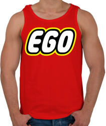 printfashion Ego - Férfi atléta - Piros (3996584)