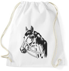 printfashion Horse - Sportzsák, Tornazsák - Fehér (5632404)