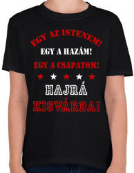 printfashion Kisvárda - Gyerek póló - Fekete (2817905)