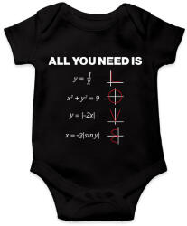 printfashion All you need is LOVE - Baba Body - Fekete (16635292)