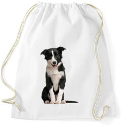 printfashion Border collie póló - Sportzsák, Tornazsák - Fehér (1011276)