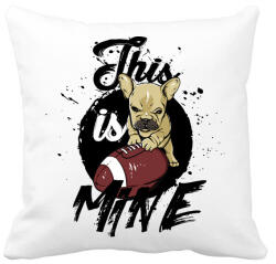 printfashion Ez az enyém! - Párnahuzat, Díszpárnahuzat - Fehér (287389)