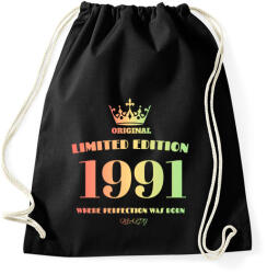 printfashion 1991 - Sportzsák, Tornazsák - Fekete (4467986)