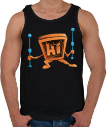 printfashion Vector Fighter - Férfi atléta - Fekete (866672)