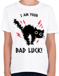 printfashion bad luck - Gyerek póló - Fehér (9969136)