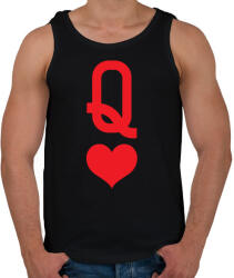 printfashion QUEEN - Férfi atléta - Fekete (5389438)
