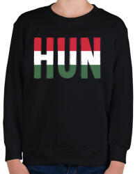 printfashion Hajrá Magyarország! - Gyerek pulóver - Fekete (906244)