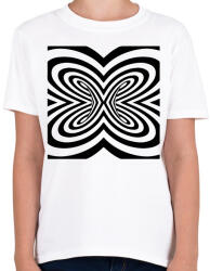 printfashion Optikai csalódás - Gyerek póló - Fehér (13467007)