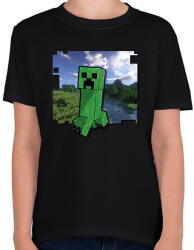 printfashion creeper2 - Gyerek póló - Fekete (14648146)